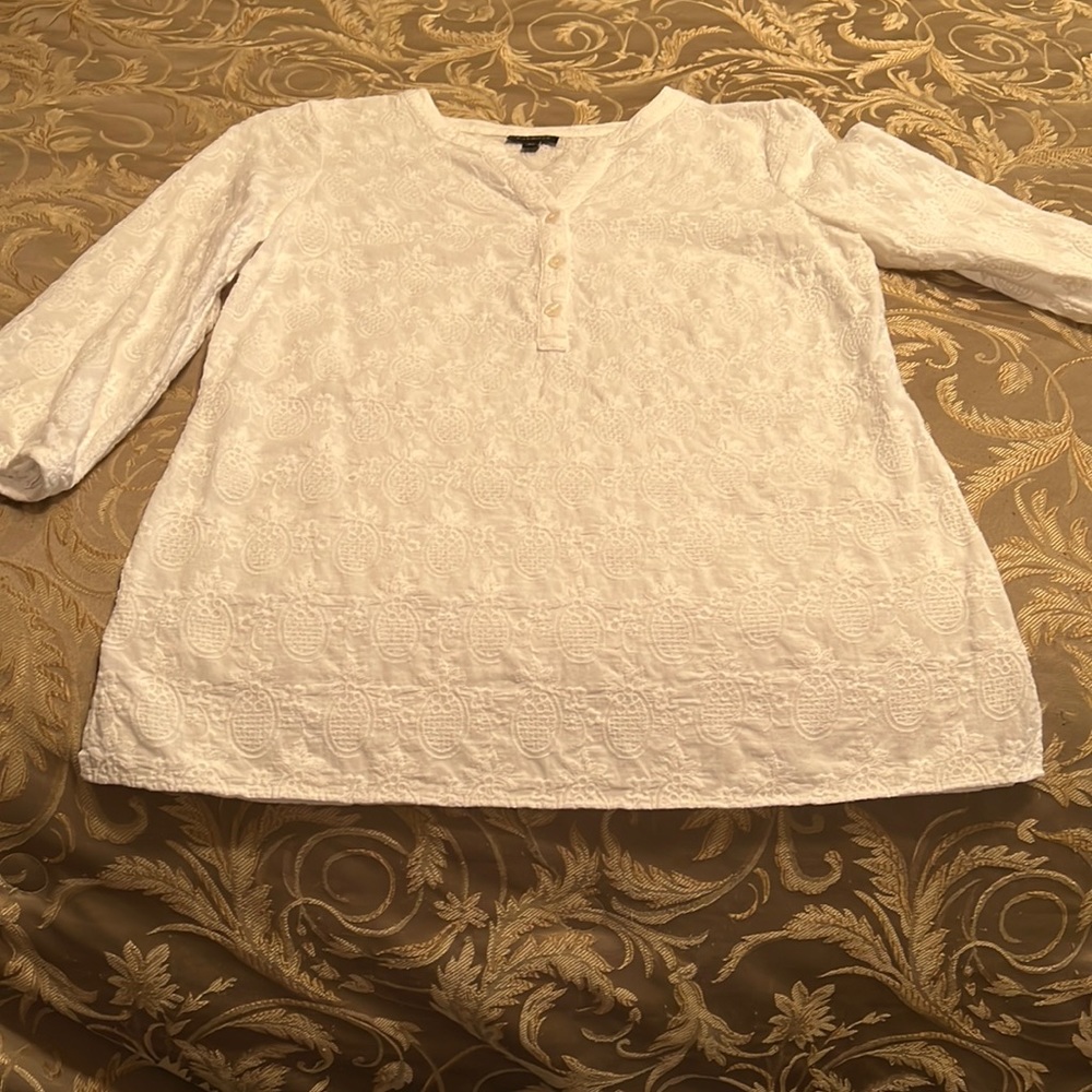 Talbots pineapple top